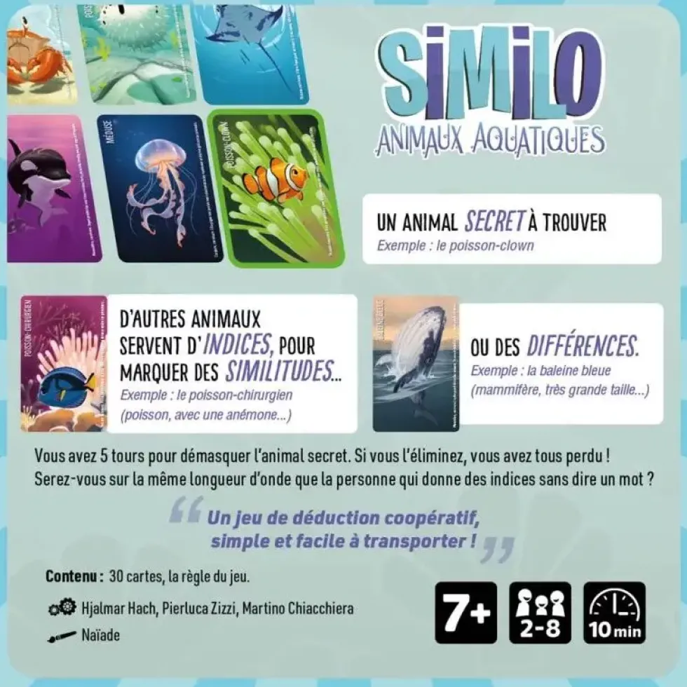 SIMILO ANIMAUX AQUATIQUES
