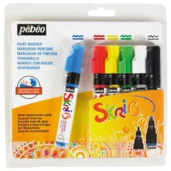 SKRIB PAINT MARKER GOUACHE SET 6 MARQUEURS CLASSIQUE