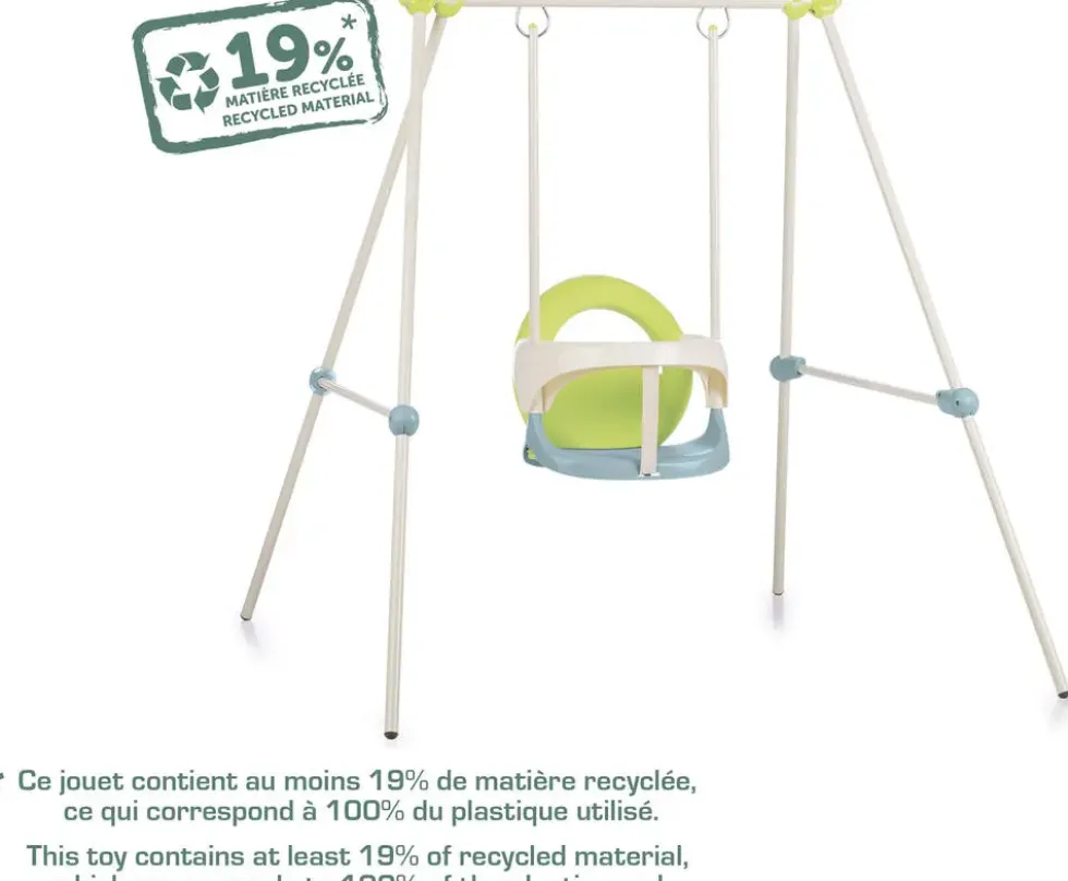 SMOBY LIFE - PORTIQUE METAL BABY SWING H120