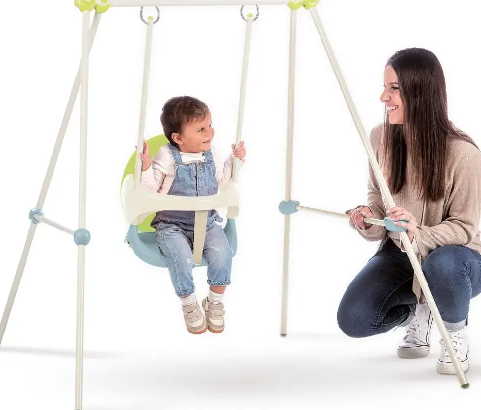 SMOBY LIFE - PORTIQUE METAL BABY SWING H120
