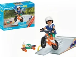 SNOWBOARDER AVEC RAMPE DE GLISSE - 71798