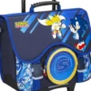 SONIC - CARTABLE A ROULETTES 41CMBLEU