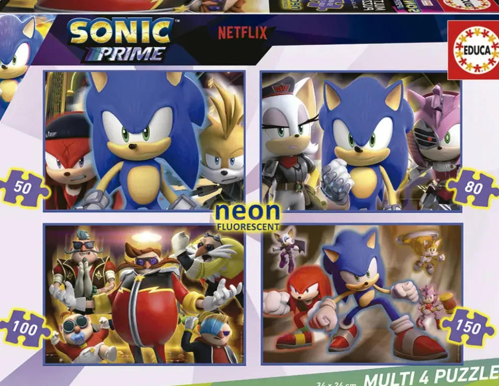 SONIC NEON - MULTI 4 50-80-100-150 PIECES