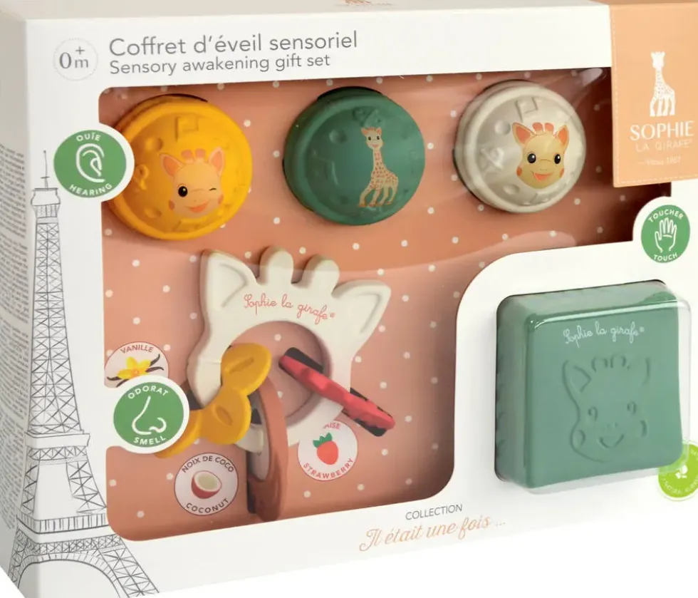 SOPHIE LA GIRAFE- COFFRET 5 SENS