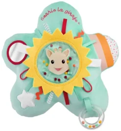 SOPHIE LA GIRAFE COUSSIN D'EVEIL SOLEIL