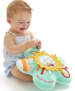 SOPHIE LA GIRAFE COUSSIN D'EVEIL SOLEIL
