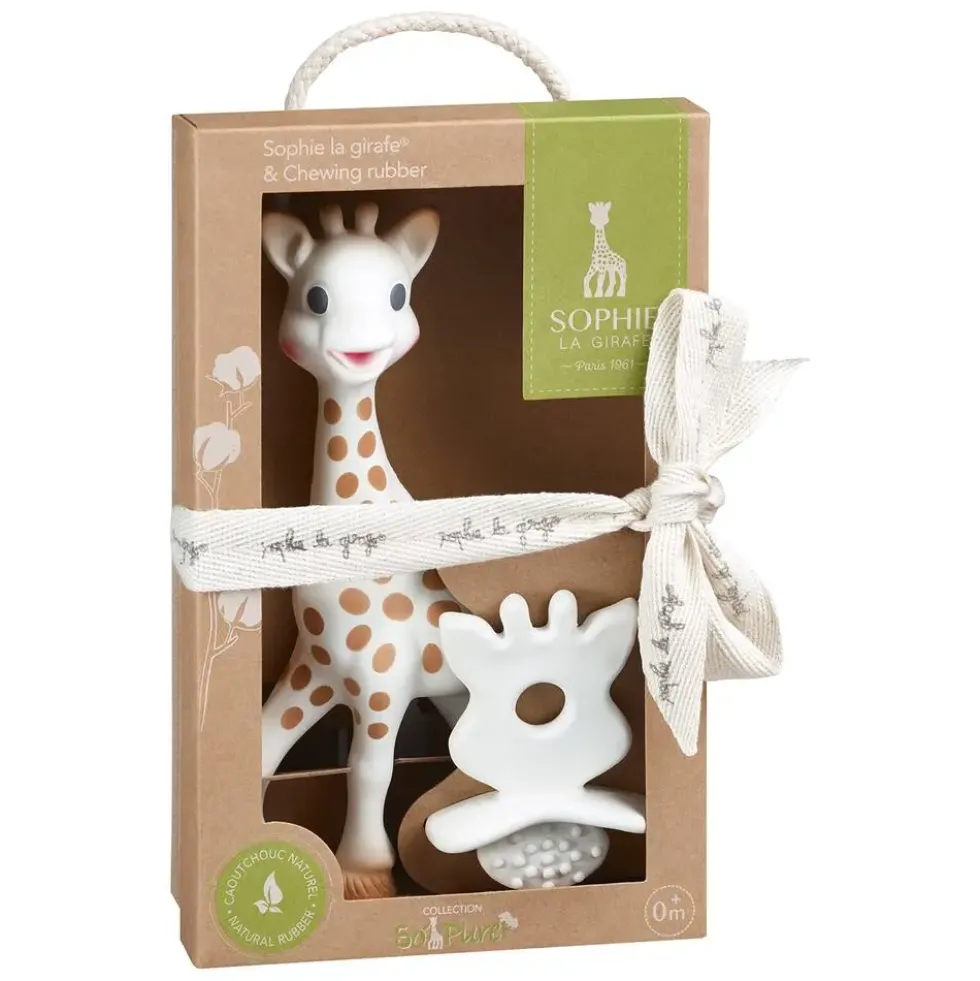 SOPHIE LA GIRAFE ET CHEWING RUBBER SO PURE