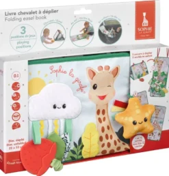 SOPHIE LA GIRAFE - LIVRE CHEVALET A DEPLIER