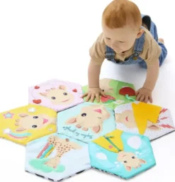 SOPHIE LA GIRAFE - LIVRE TAPIS D'EVEIL