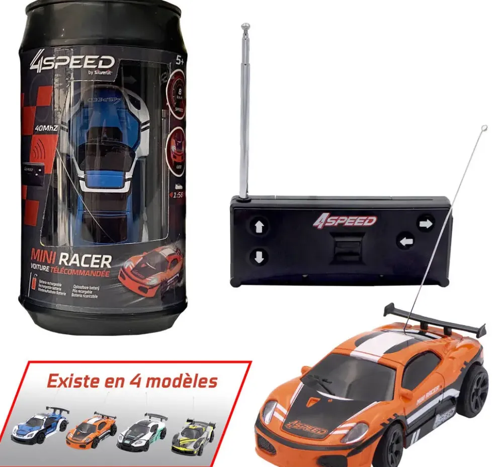 4SPEED BY SILVERLIT VOITURE TELECOMMANDEE MINI RACER-27MHZ -