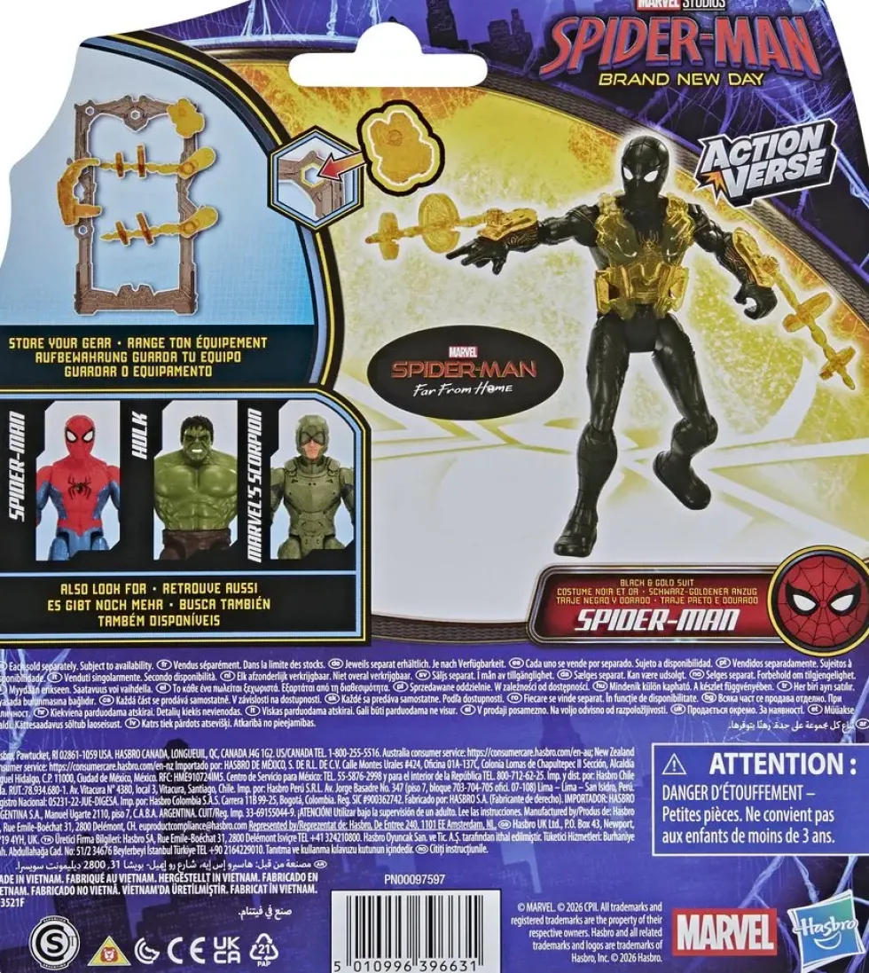 SPIDERMAN BOM INNES AV FIGURINE WITH GEAR