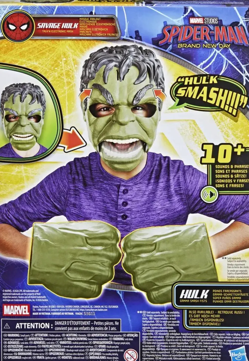 SPIDER-MAN BOM - MASQUE PARLANT ELECTRONIQUE DE HULK