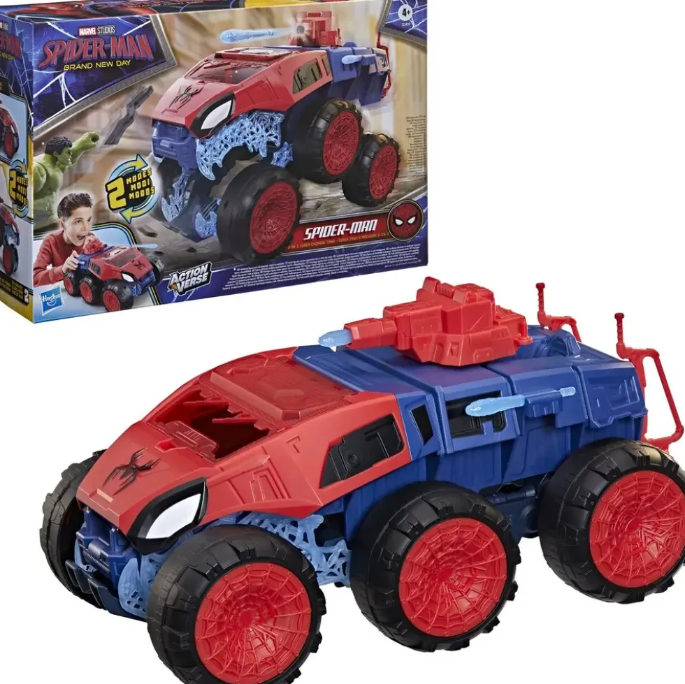 SPIDER MAN BRAN NEW DAY - SUPER TANK A MACHOIRE 2 EN 1