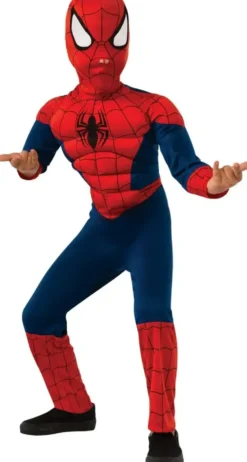 SPIDER-MAN - DEGUISEMENT LUXE - TAILLE S 3-4 ANS