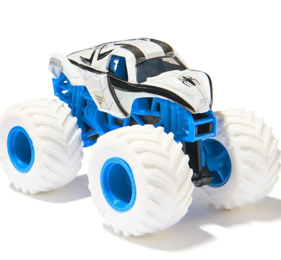 SPIDER-MAN DIE-CAST 1:64 MONSTER JAM - PACK DE 5 VEHICULES