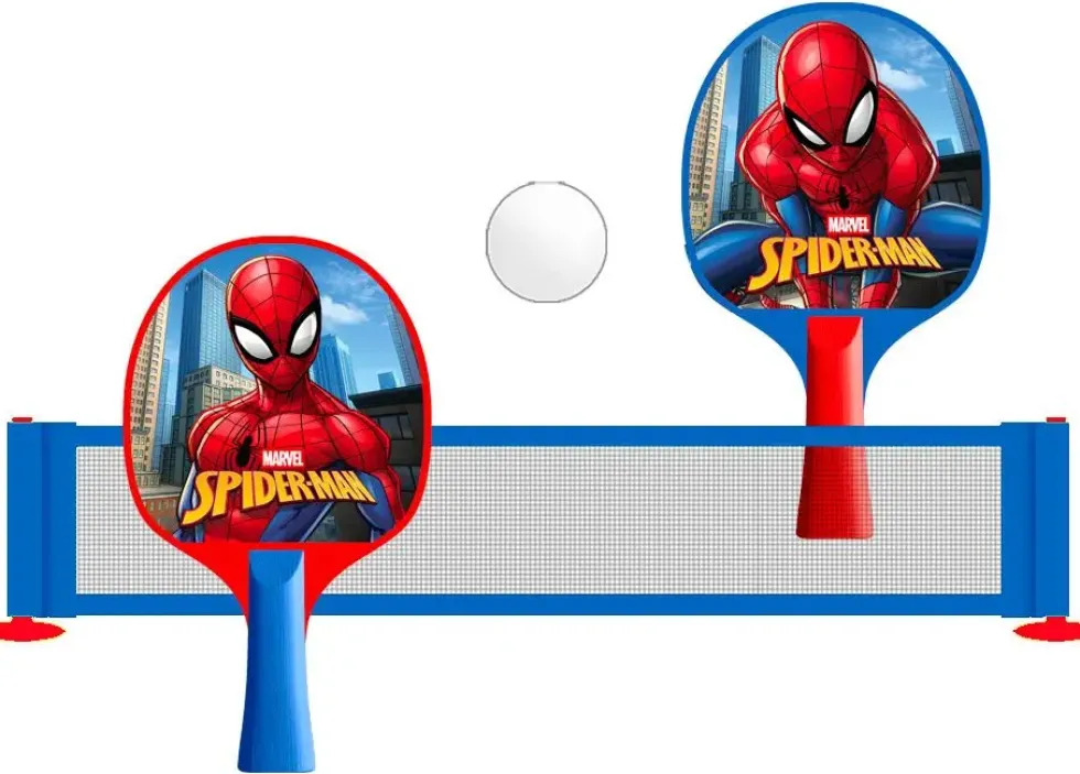 SPIDER-MAN - SET D'APPRENTISSAGE PING-PONG 2 EN 1