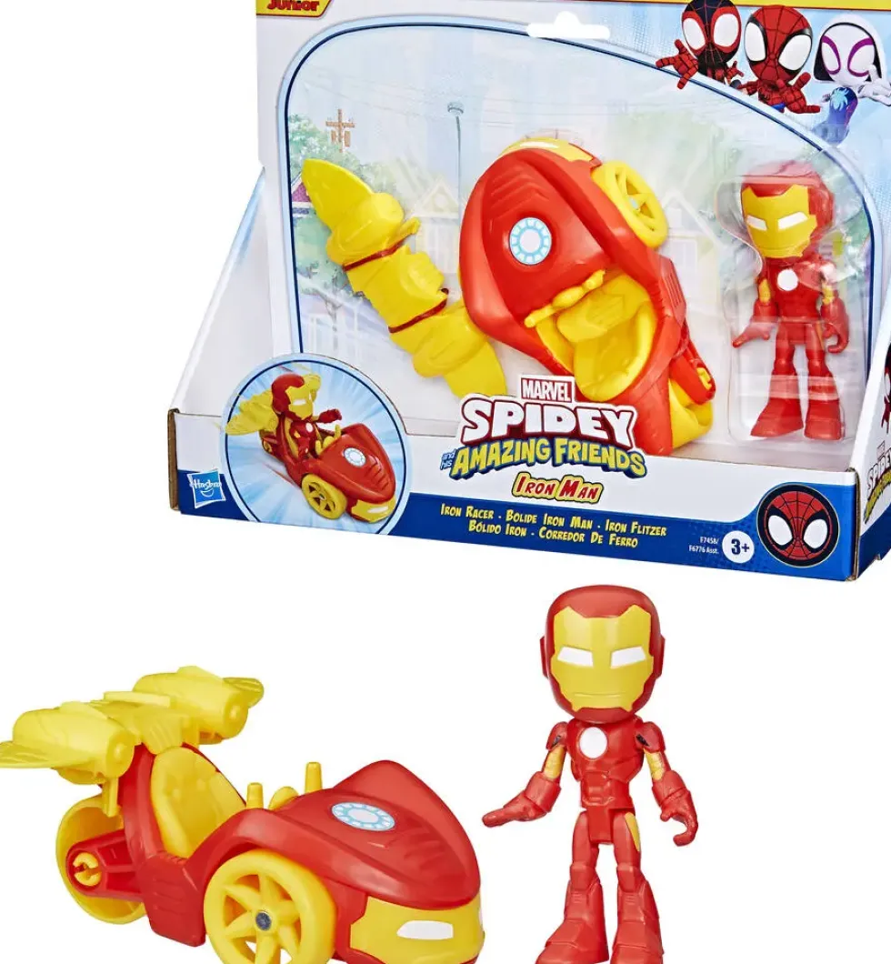 SPIDEY AMAZING FRIENDS - IRON MAN - COFFRET BOLIDE