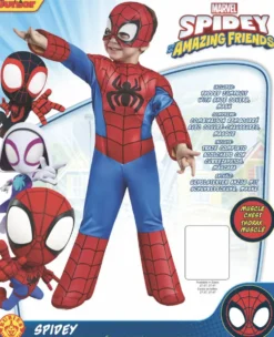 SPIDEY - DEGUISEMENT LUXE - TAILLE 2-3 ANS