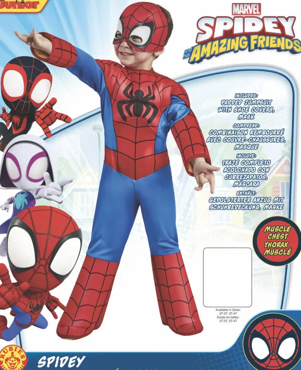 SPIDEY - DEGUISEMENT LUXE - TAILLE 2-3 ANS
