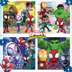 SPIDEY ET HIS AMAZING FRIENDS - PUZZLE MALLETTE PROGRESSIVE 6-9-12-16 PIECES