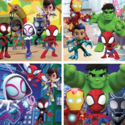 SPIDEY ET HIS AMAZING FRIENDS - PUZZLE MALLETTE PROGRESSIVE 6-9-12-16 PIECES