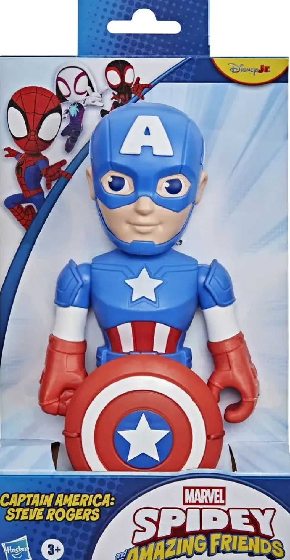 SPIDEY ET SES AMIS EXTRANSFORMERS ORDINIRES - FIGURINE GEANTE CAPTAIN AMERICA 23 CM