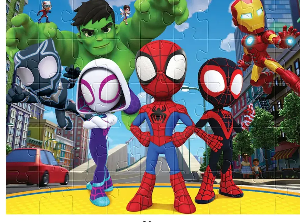 SPIDEY ET SES AMIS EXTRAORDINAIRES - NATHAN PUZZLE 45 PIECES