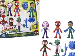 SPIDEY ET SES AMIS EXTRAORDINAIRES - SET FIGURINES HEROS DINOSAURES ET LIZARD