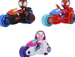 SPIDEY ET SES AMIS EXTRAORDINAIRES - FIGURINE 10 CM AVEC MOTO