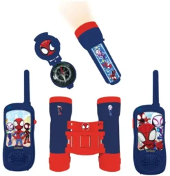 SPIDEY- KIT D AVENTURIER TALKIES WALKIES 120M JUMELLES BOUSSOLE