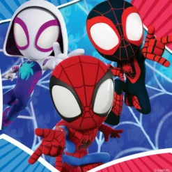 SPIDEY -LE LANCEUR DE TOILE - PUZZLES 3X49 PIECES