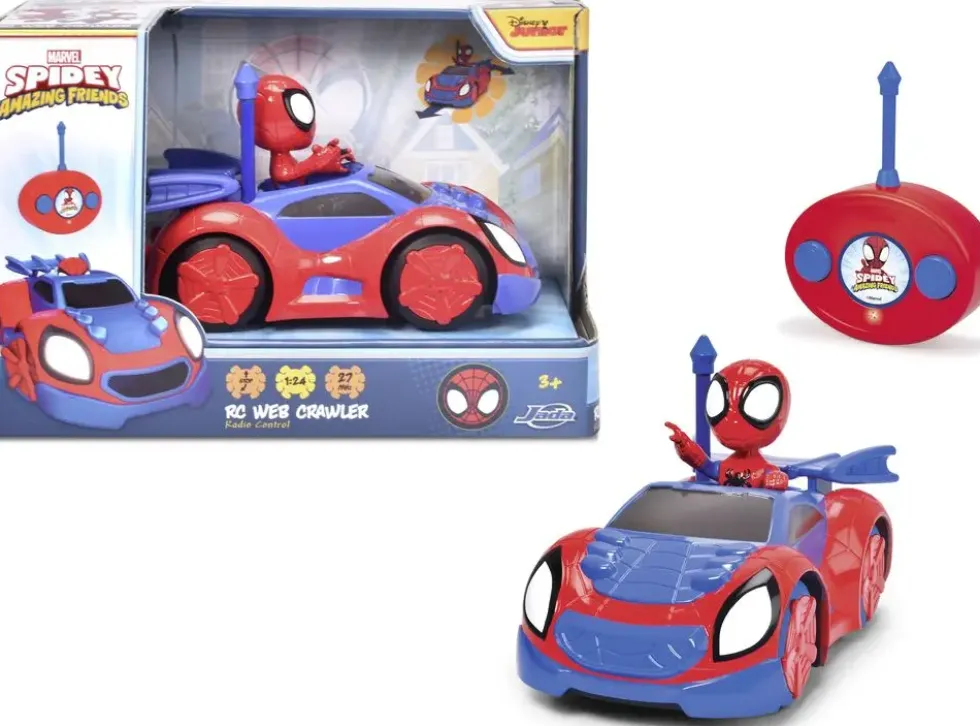 SPIDEY - VOITURE RADIOCOMMANDEE WEB CRAWLER 17 CM