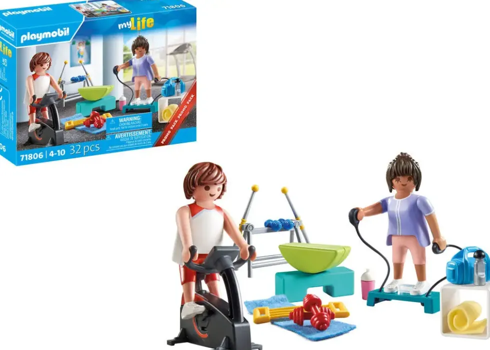 SPORTIFS AVEC MATERIEL DE FITNESS - 71806