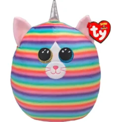 SQUISH A BOOS - COUSSIN HEATHER LE CHAT 40 CM