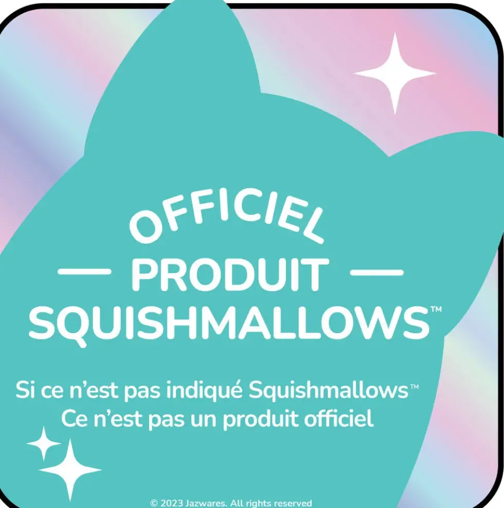 SQUISHMALLOWS - PELUCHE - BENNY LE BIGFOOT BRUN AVEC ECHARPE - 30 CM