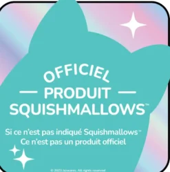 SQUISHMALLOWS - PELUCHE - MISTER LE DRAGON A PAILLETTE DORE - 40 CM
