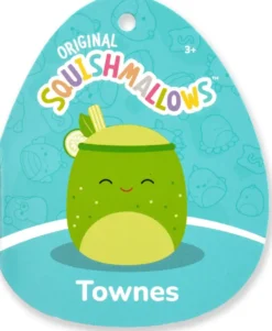 SQUISHMALLOWS - PELUCHE - TOWNES JUS DE FRUIT VERT - 30 CM
