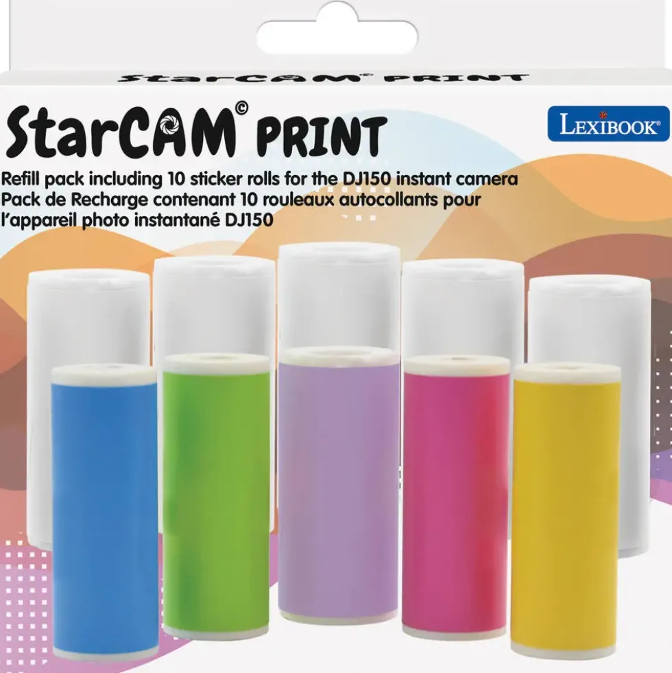 STAR CAM PRINT RECHARGE 10 ROULEAUX POUR APPAREIL PHOTO INSTATANE