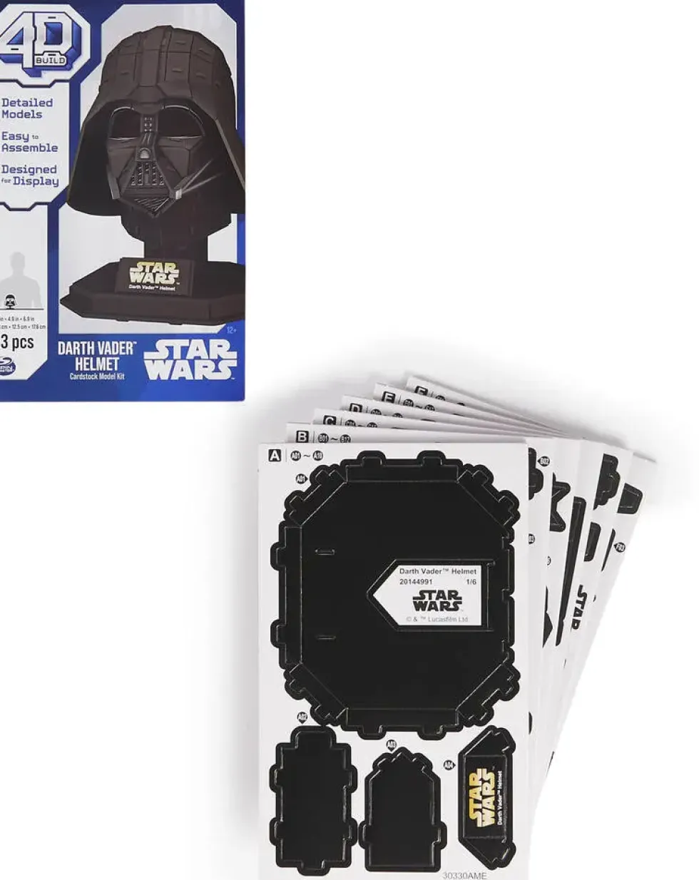 STAR WARS - 4D BUILD- CASQUE DARK VADOR 83 PIECES