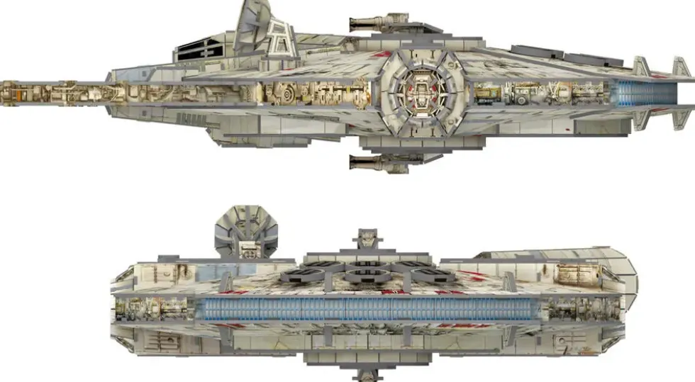 STAR WARS - 4D BUILD - FAUCON MILLENIUM 223 PIECES