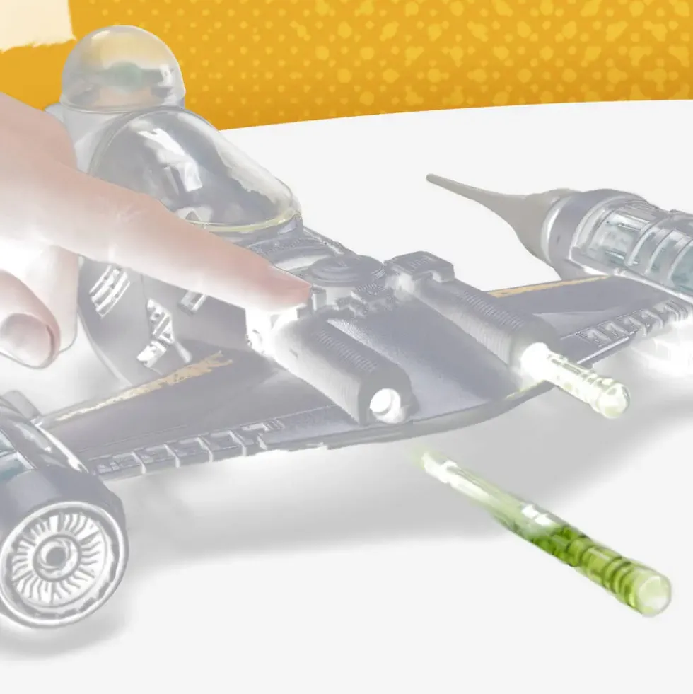STAR WARS EPIC HERO SERIES THE MANDALORIAN'S N-1 STARFIGHTER