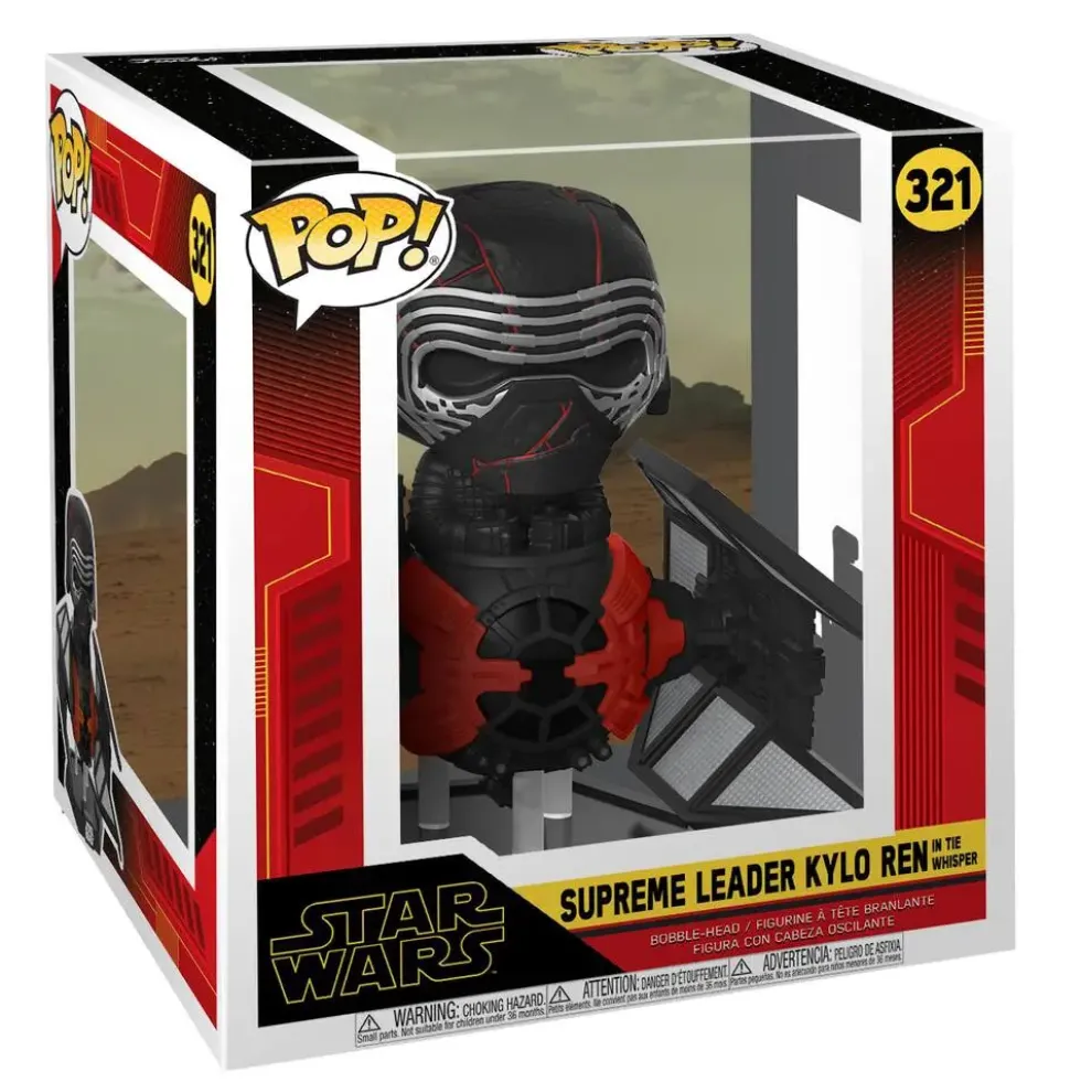 STAR WARS - FIGURINE POP DELUXE - KYLO REN IN WHISPER
