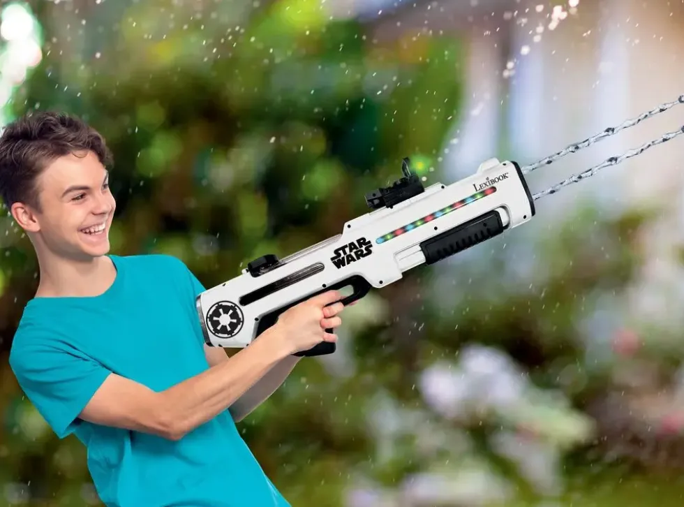 STAR WARS -PISTOLET A EAU ELECTRONIQUE RECHARGEABLE DOUBLE JET PRO +