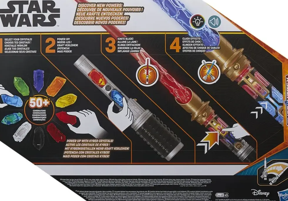 STAR WARS POWER CRYSTAL LIGHTSABER