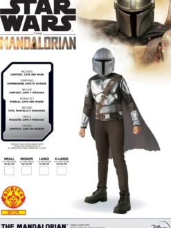 STAR WARS- THE MANDALORIANDEGUISEMENT - TAILLE M 5-6 ANS