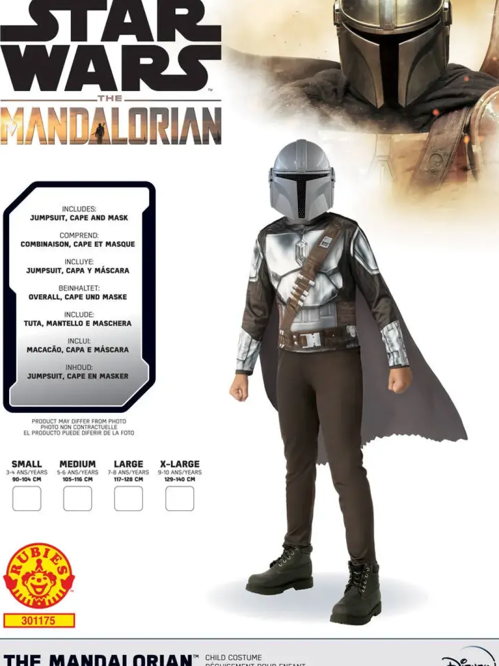 STAR WARS- THE MANDALORIANDEGUISEMENT - TAILLE M 5-6 ANS
