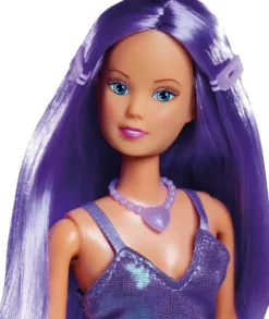 STEFFI LOVE -POUPEEFOURRURE VIOLETTE 29 CM