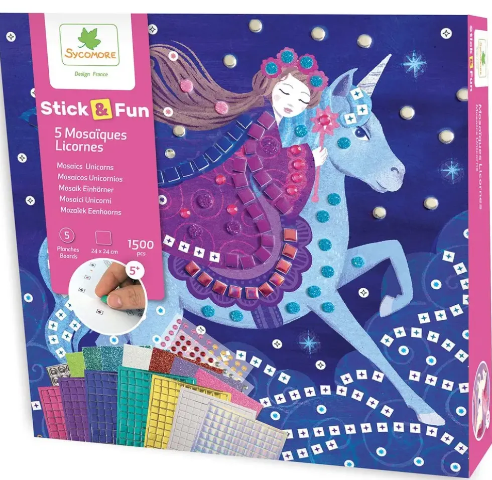 STICK'N FUN - GM MOSAIQUES-LICORNES