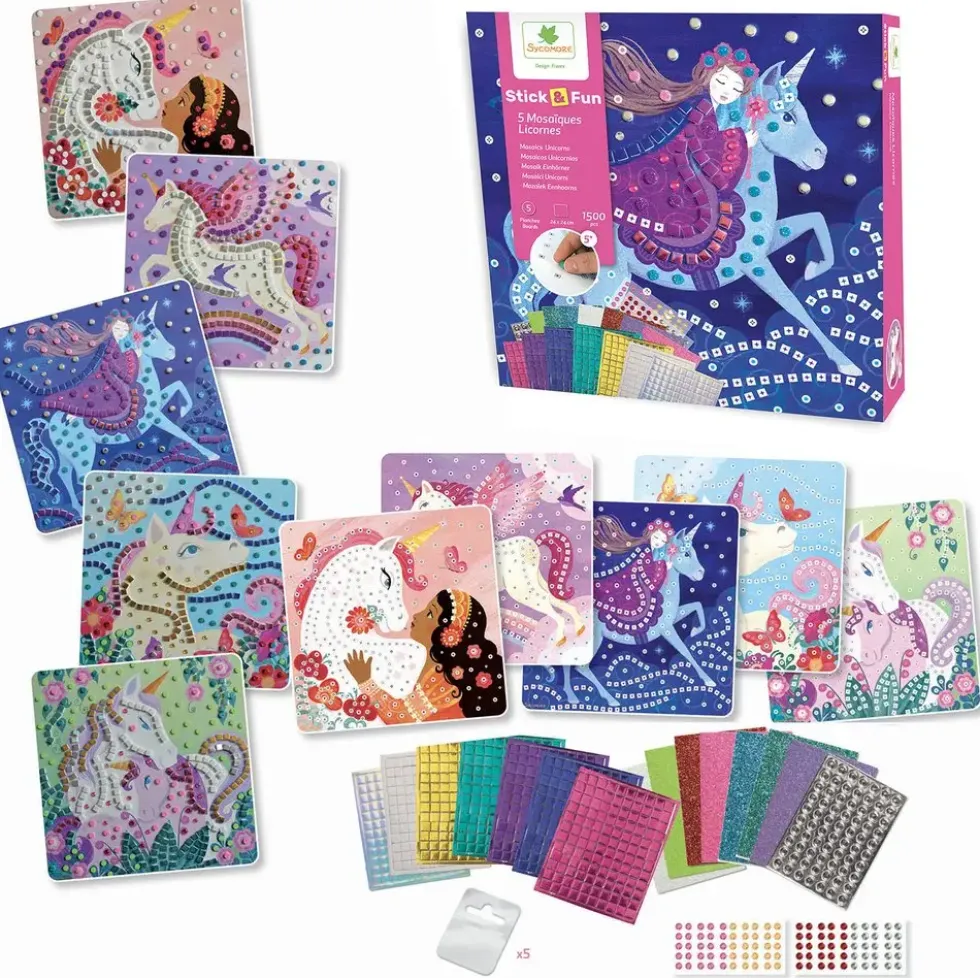 STICK'N FUN - GM MOSAIQUES-LICORNES