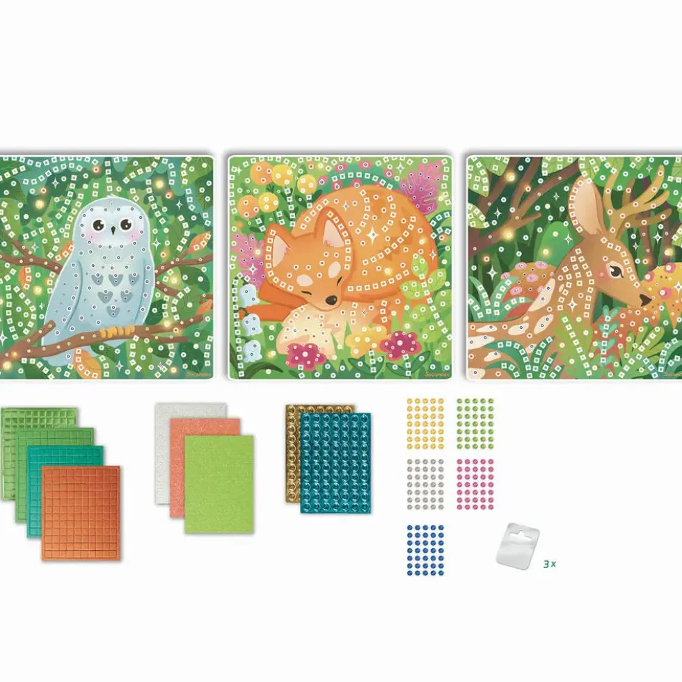 STICK'N FUN - PM MOSAIQUES - ANIMAUX SAUVAGES